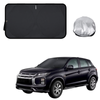 Front Windscreen Sun Shade for Mitsubishi ASX 2023 - Current (GS,ES,MR,LS,GSR,Exceed) - Standard 150 x 85 cm - Black