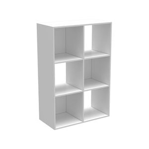 Flexi Storage Compact Cube 610 x 910 x 295mm White 2 x 3 Compact Storage Unit