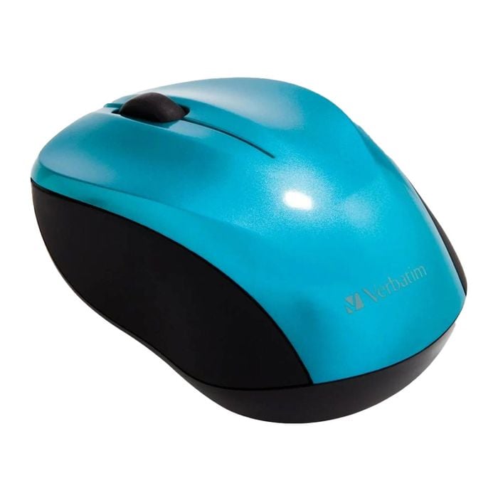Verbatim Go Nano Wireless Battery Mouse Carribean Blue