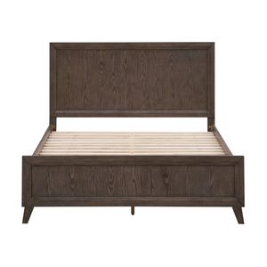 Suno Queen Bed Frame Dark Grey