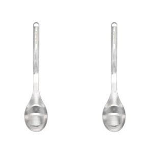 2PK KitchenAid Solid Basting Spoon Stainless Steel 33.6cm - Silver