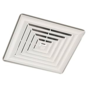 Bradford CSR WhirlyMate Ceiling Grille Vent Accessory - White