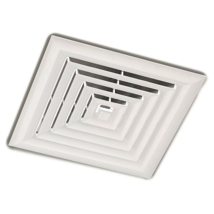 Bradford CSR WhirlyMate Ceiling Grille Vent Accessory - White