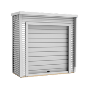 Duratuf 2.4m x 1m Zinc Lifestyle Ponsonby Steel Shed