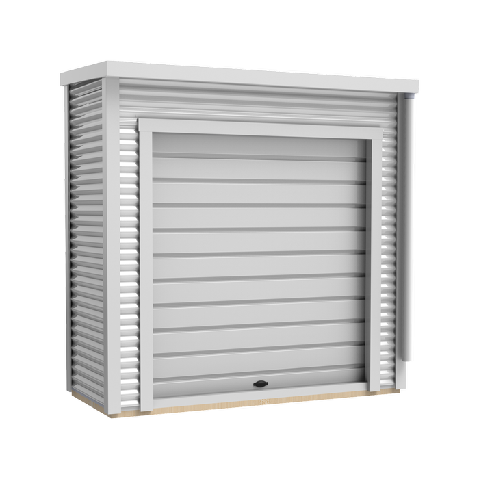 Duratuf 2.4m x 1m Zinc Lifestyle Ponsonby Steel Shed