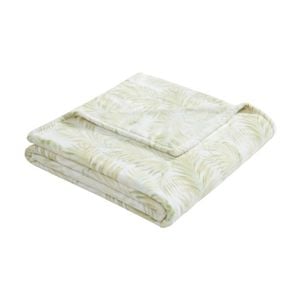 Tommy Bahama Maui Palm Ultra-soft Plush Throw 152x178cm Sage Aqua