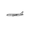 Ignite Laser Boeing 777F - Long-Haul Cargo Freighter Silhouette Metal Wall Art Rustic Metal 47 inch - 120 cm