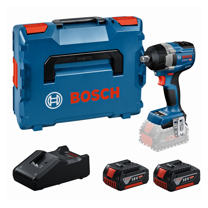 Bosch Professional 750Nm Impact Wrench 2x5.0Ah Kit