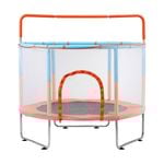 Mazam 60 Inch Trampoline Kids Trampolines Enclosure Safety Net With Horizontal Bar