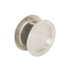Zanda 50mm Brushed Nickel Round Cavity Sliding Passage Set