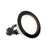 HPM Alina LED 7W 770lm Tri-Colour Recessed Downlight 90mm Black
