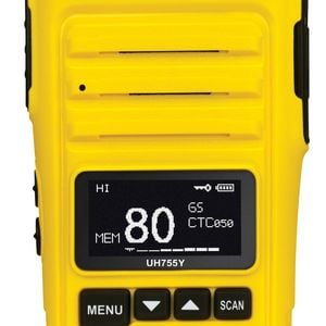 Uniden Uh755-y - 5 Watt Uhf Cb Splashproof Handheld Radio