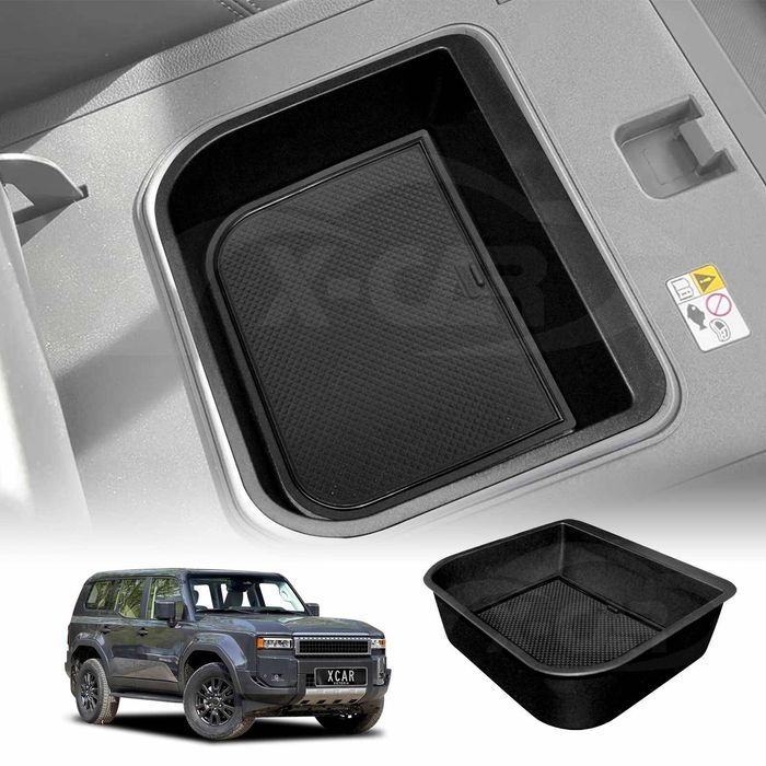 Centre Console Armrest Organizer Tray For Toyota Prado 250 Series 2024-onwards Vx/ Altitude/ Kakadu With Cool Box Storage Box