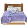 Anycozy Purple Velvet Soft Fluffy Warm Throw Blanket 180x200cm