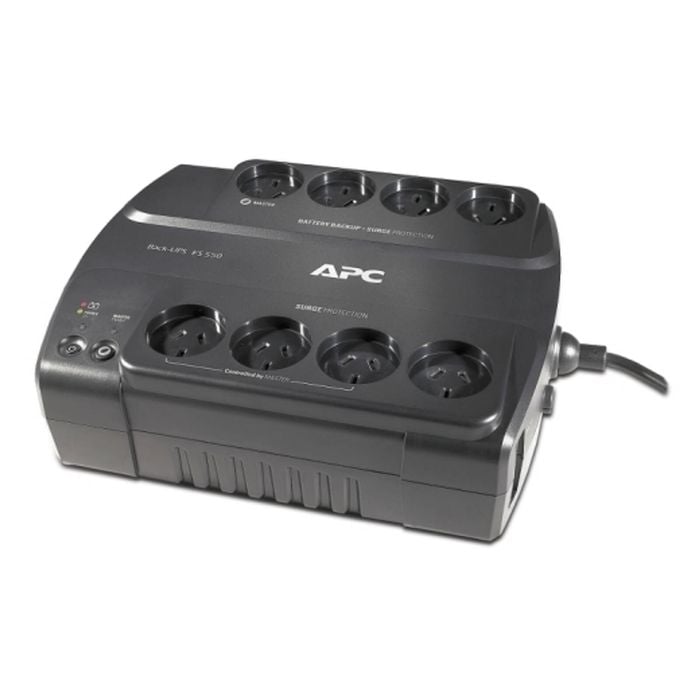 Apc Back-ups 550va/330w Power-saving Ups, Desk Top, 230v/10a Input, 8x Aus Outlets, Lead Acid Battery, User Replaceable Battery