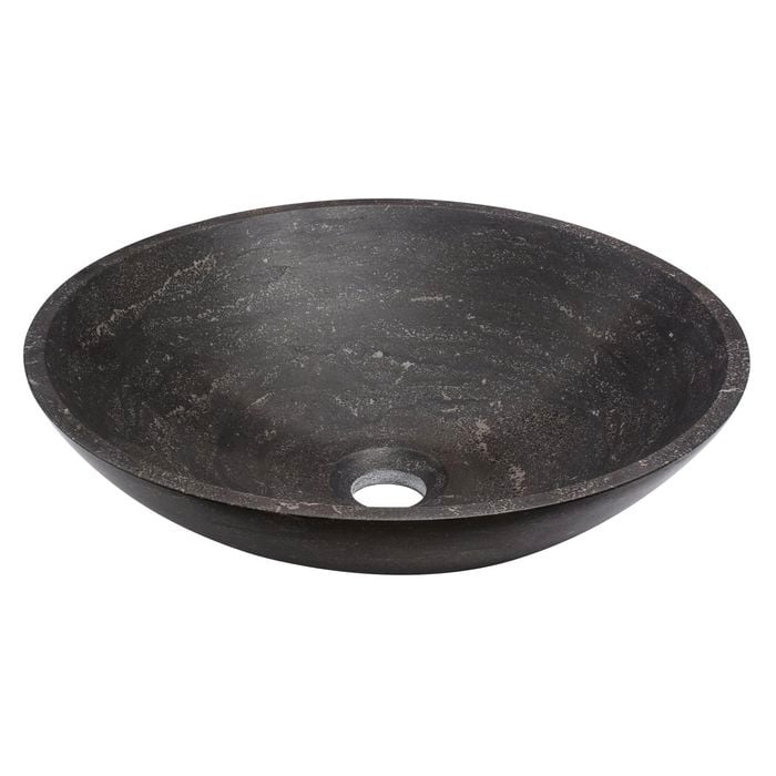 Mondella Stone Basin Round Blue Stone  Signature