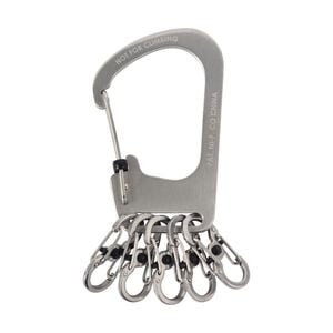 Nite Ize Slidelock Stainless Steel KeyRack With Five S-Biners
