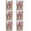 6PK Ashdene Mares & Foals Bay Mare Family Fine Bone China Mug