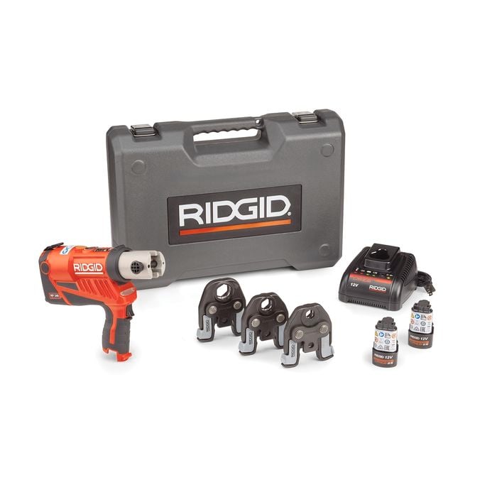 Ridgid RP240 Press Tool Kit With 3 Jaws
