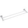 Azzurra Bathroom Furniture 600mm 18 Series Chrome Double Towel Rail6