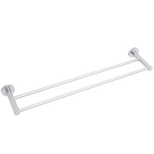 Azzurra Bathroom Furniture 600mm 18 Series Chrome Double Towel Rail6