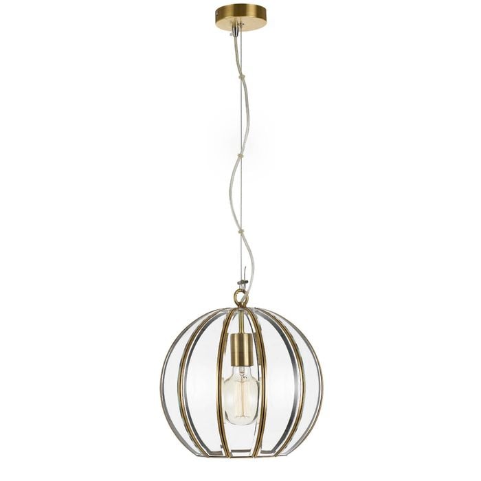 Telbix Antique Brass Medina 30 Pendant