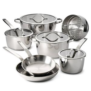 Tramontina Tempo Stainless Steel 7 Piece Cookware Set