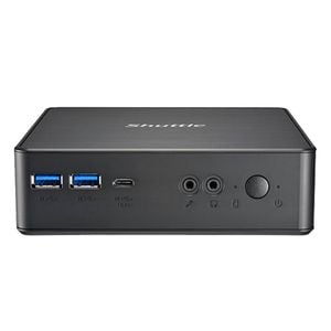 Shuttle Nc40u Slim Mini Pc, 1l Barebone - Celeron 7305, Hdmi, Dp, Vga, Rj45, Lan, 2xddr4, 2.5' Hdd/ssd, Vesa Mount