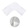 Bloomington Stain Resistant Extra Large V Boomerang Pillow Protector 80 x 45 x 40 cm