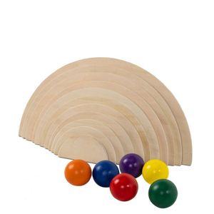 Wooden Semi Circles and Balls