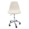 SK Designer Living | Replica Eames DSW Fabric Office Chair Swivel Desk Chair - Texture Ivory