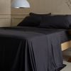 Bedding Co. Organic Bamboo Sheet Set 350TC Durable Charcoal Super King