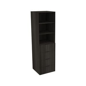 Lugna 2048 x 600 x 580mm Storm 2 Shelf 4 Drawer Storage Cabinet
