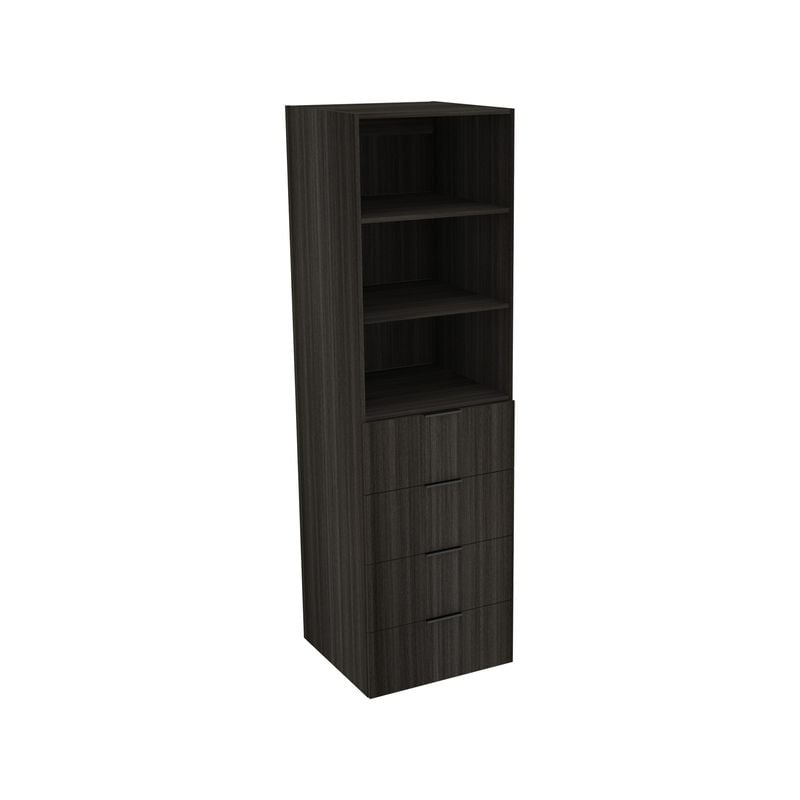 Lugna 2048 x 600 x 580mm Storm 2 Shelf 4 Drawer Storage Cabinet