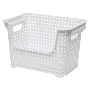 Stakt 38 x 25 x 24.5cm Rattan Style Quick Access Stackable Basket