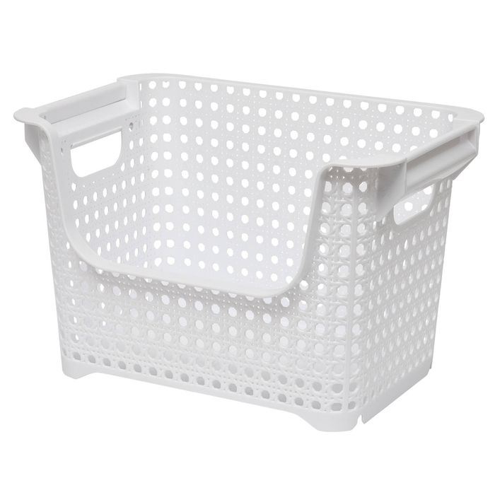 Stakt 38 x 25 x 24.5cm Rattan Style Quick Access Stackable Basket