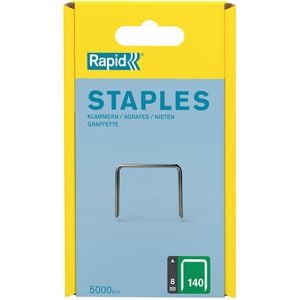 Rapid 8mm 140 Series Staples - 5000 Pack