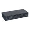 Argon Tableware 6x Slate Dinner Plates - 29 x 12cm Rectangle Natural Slate Rustic Raw Cut Serving Dish Cheese Board Savoury Mat