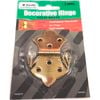 Zenith Decorative Hinge 44 x 77mm Brass 2pk