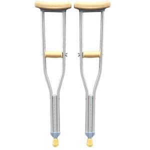 Livingstone Underarm Crutches Aluminium Adjustable 94-114cm 2 Pack
