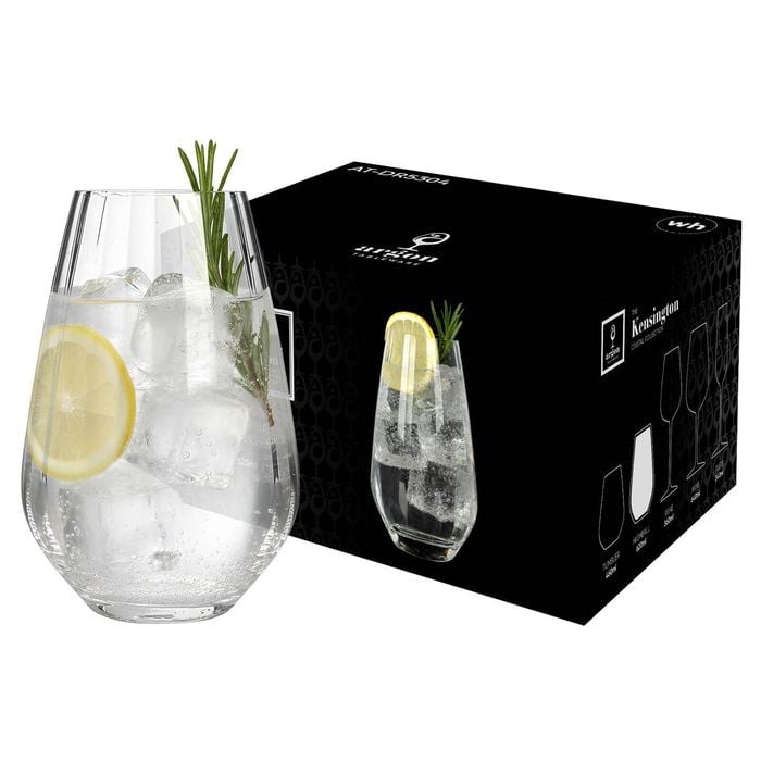 Argon Tableware Kensington Optic Crystal Highball Glasses - 620ml - Pack Of 48