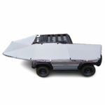 Rugged 4x4 Platinum 1.5m Semi Automatic 180 Degree Awning (Fabric UVE95+%)