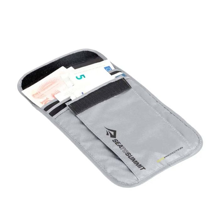 Sea To Summit Neck Wallet With Rfid - High Rise Grey