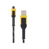 DeWALT 1.8m Micro-USB to USB Charging Cable Reinforced with Kevlar