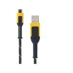 DeWALT 1.8m Charging Cable Reinforced With Kevlar Micro-USB To USB