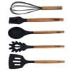 5pc Bialetti St Clare Silicone Solid/Spaghetti Spoon/Lifter/Brush Combo Set