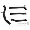 Ignite Exhausts Turbo Back For Ford Ranger Px2/px3 3.2l Cat & Diff Dump Pipe Black Aluminised Steel