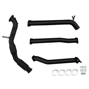 Ignite Exhausts Turbo Back For Ford Ranger Px2/px3 3.2l Cat & Diff Dump Pipe Black Aluminised Steel