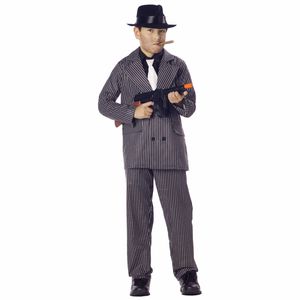 Gangster 1920s Gatsby Mobster Vintage Boss Book Week Boys Costume XS