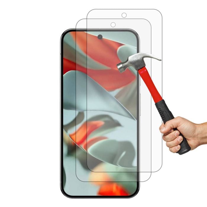 2 Pack MEZON Google Pixel 9 Pro Clear Tempered Glass Screen Protectors